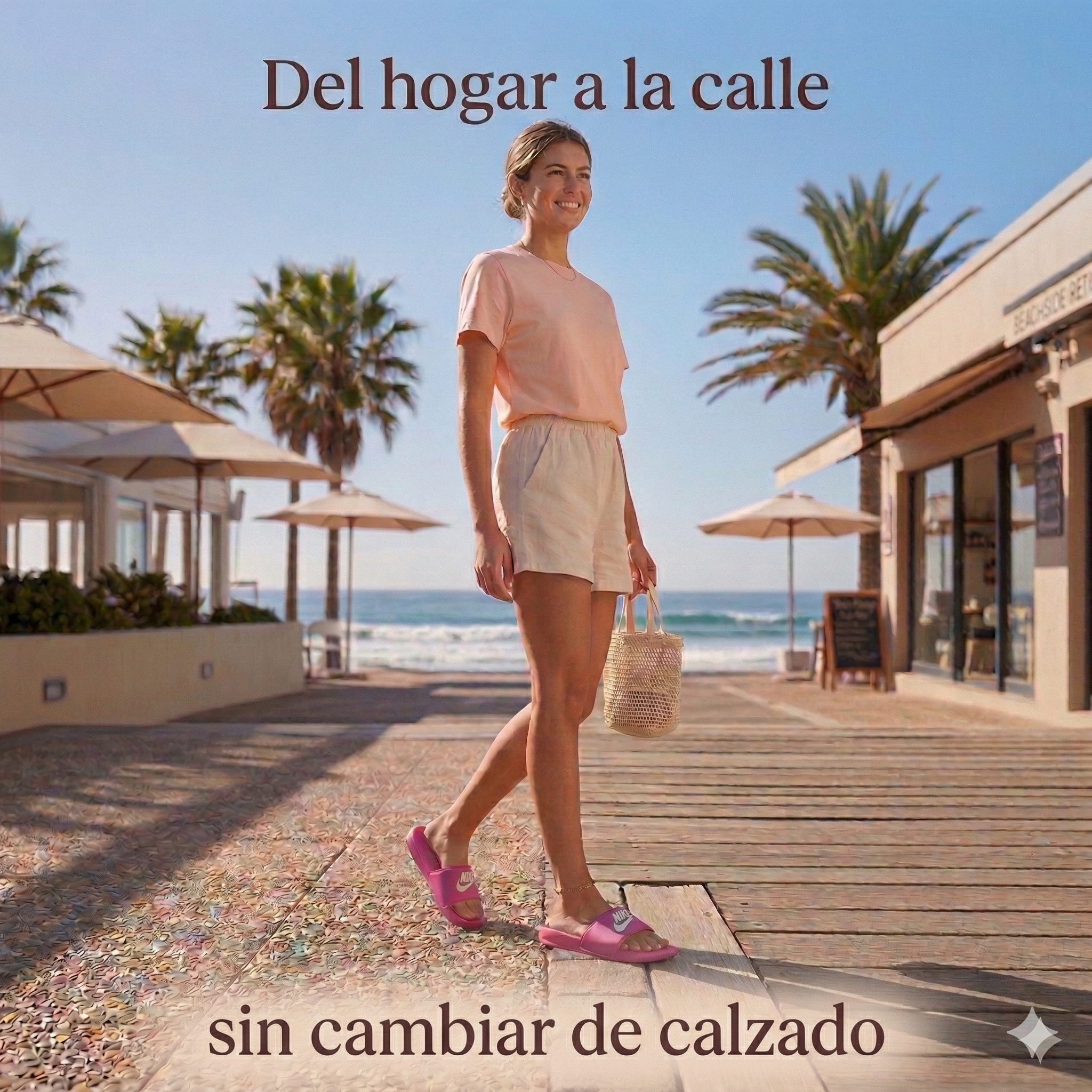 Sandalias tipo Benassi antideslizantes con confort EVA